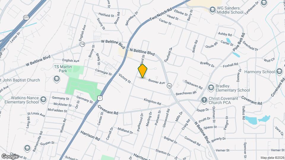 1419 Bonner Ave Mapa y Detalles de la Ubicación