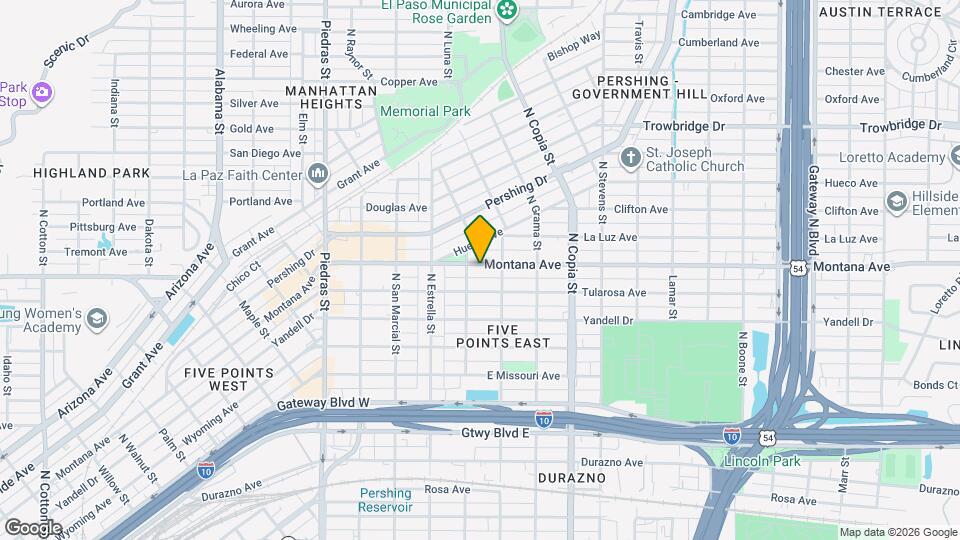 3312 Montana Ave Map and Location Details