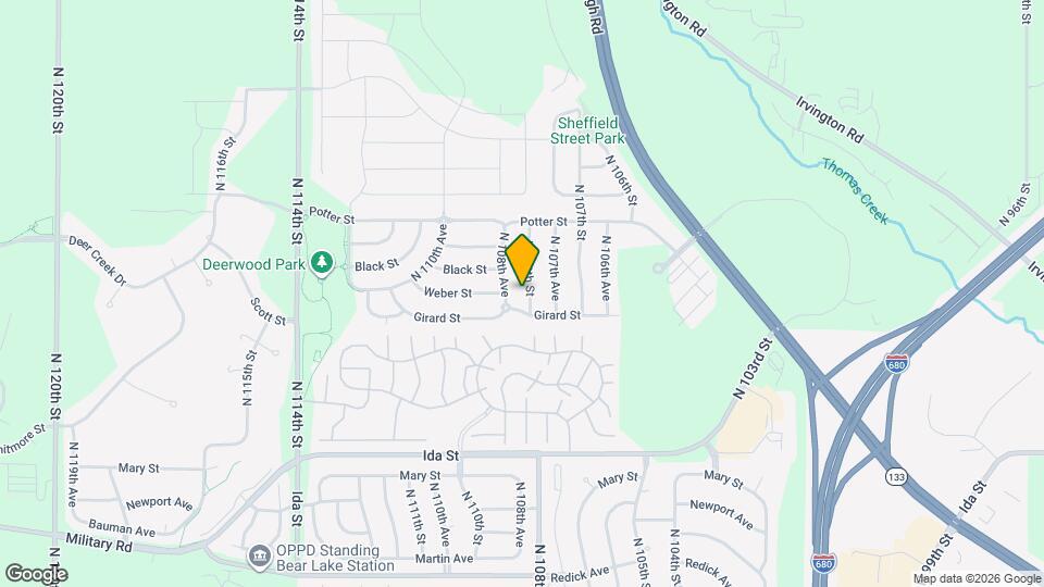 7314 N 108th St Map and Location Details