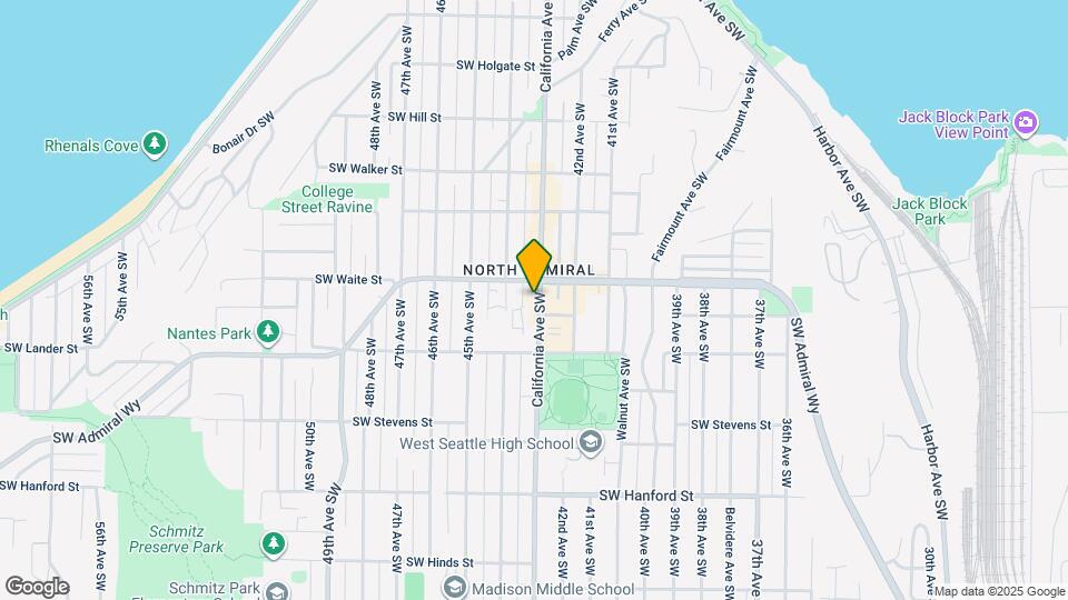 2611 California Ave SW Map and Location Details