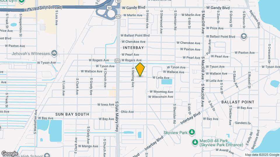 3610 W Leila Ave Map and Location Details