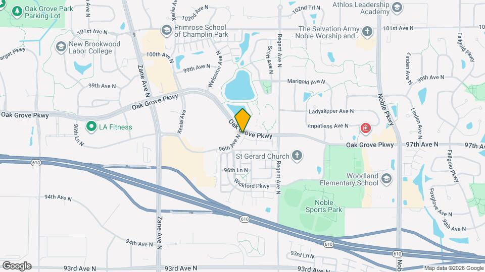 5407 96th Ave N Map and Location Details