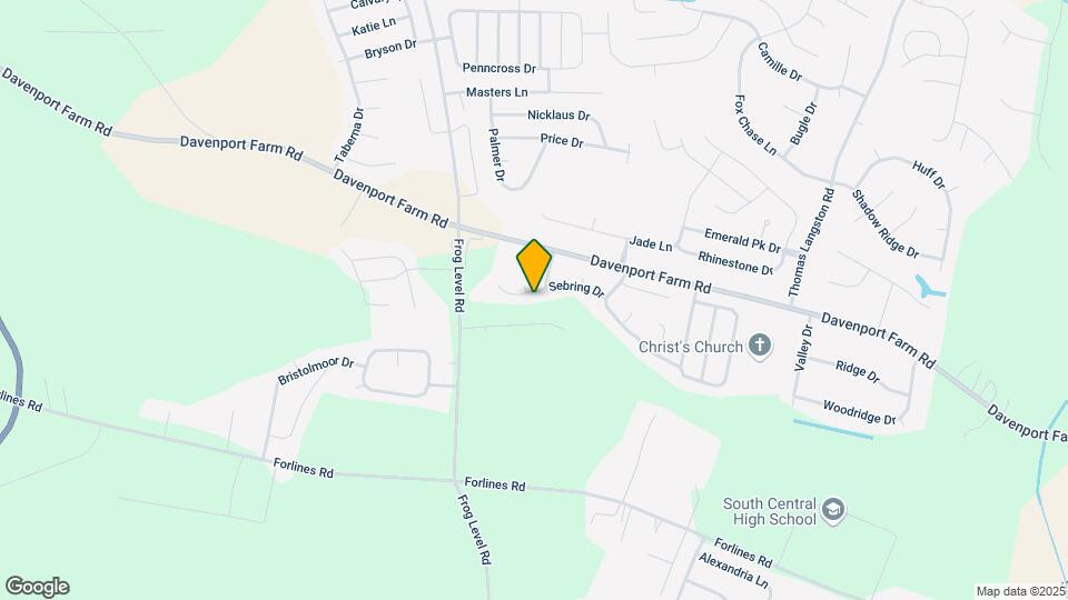 1009 Sebring Dr Map and Location Details