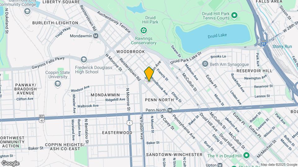 1571 Richland St Map and Location Details