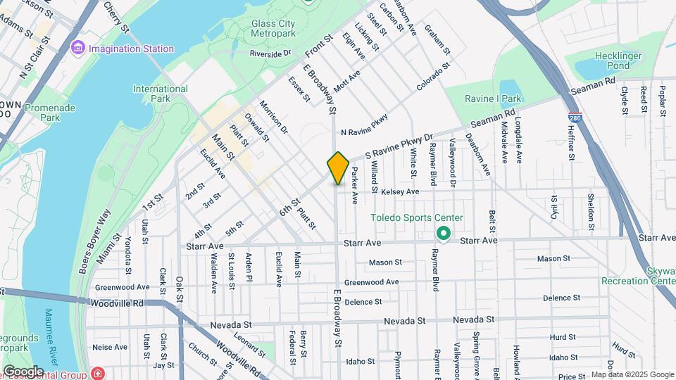 295 E Broadway St Map and Location Details