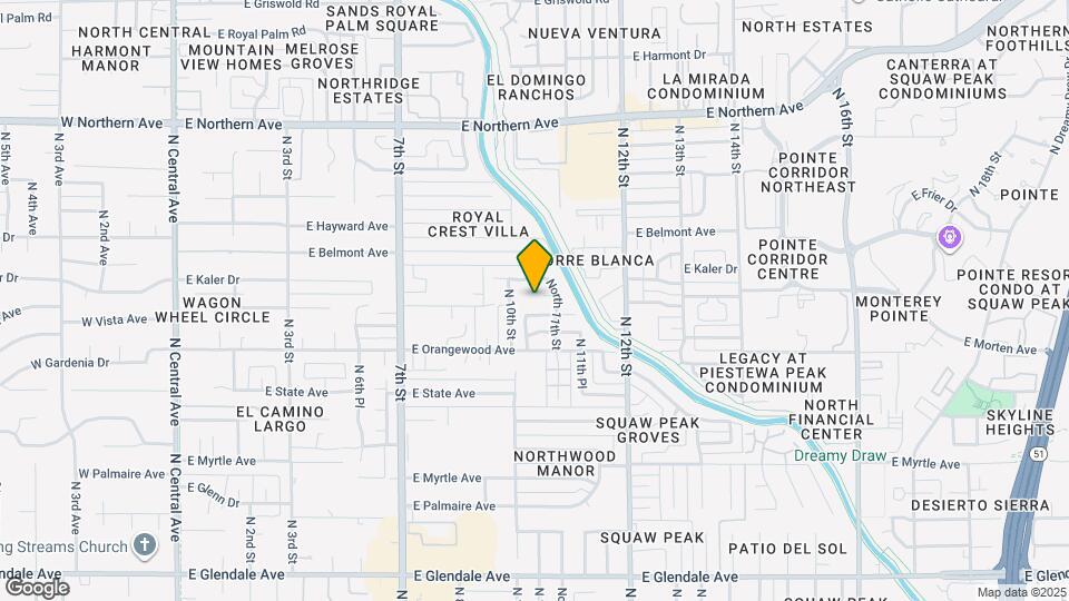 1025 E Morten Ave Map and Location Details