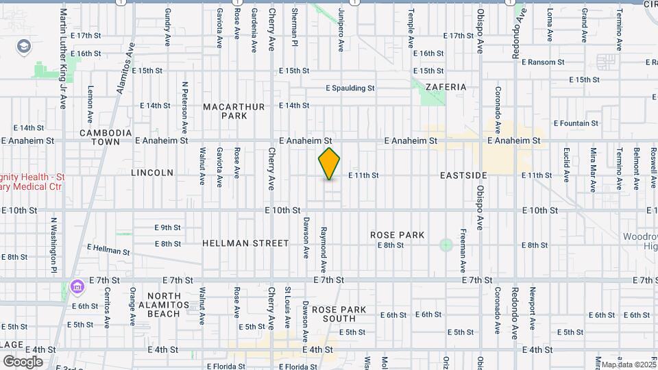 1070 Raymond Ave Map and Location Details