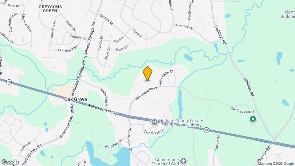 106 Barrington Overlook Dr Map and Location Details