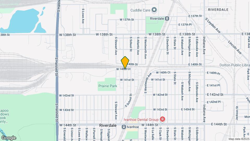 14015 S Tracy Ave Mapa y Detalles de la Ubicación
