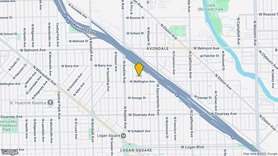 3010 N Albany Ave Map and Location Details