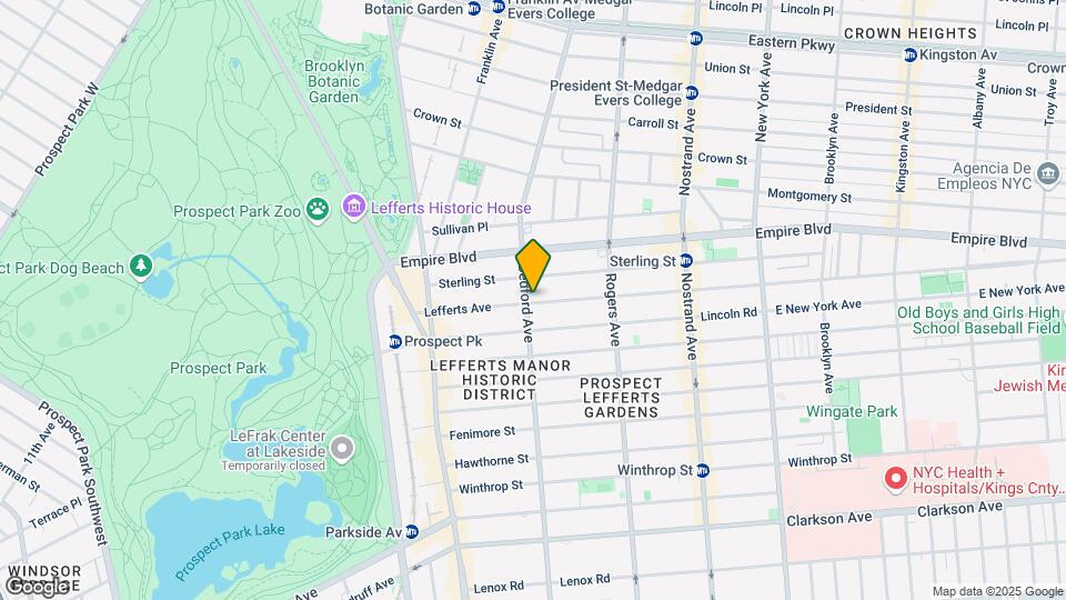 133 Lefferts Ave Map and Location Details