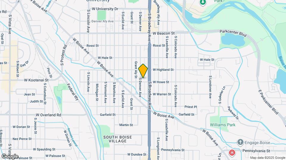 1530 S Denver Ave Map and Location Details