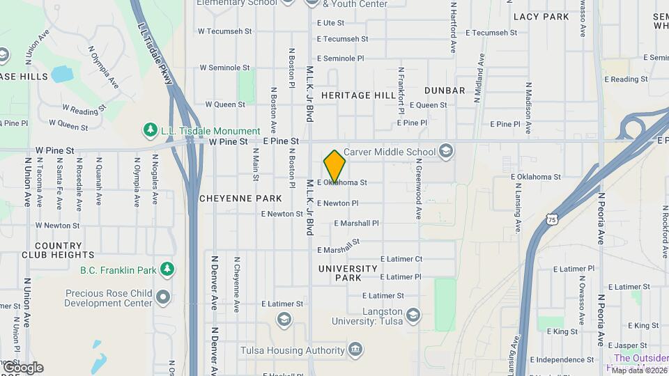 236 E Oklahoma St Map and Location Details