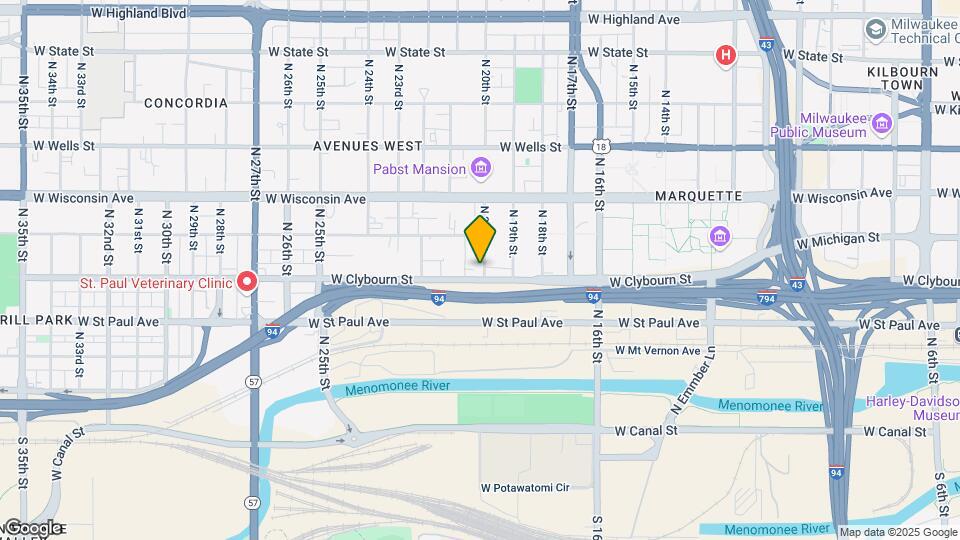 507 N 20th St, Unit 1 Map and Location Details