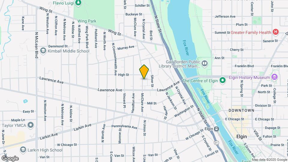 327 McClure Ave Mapa y Detalles de la Ubicación