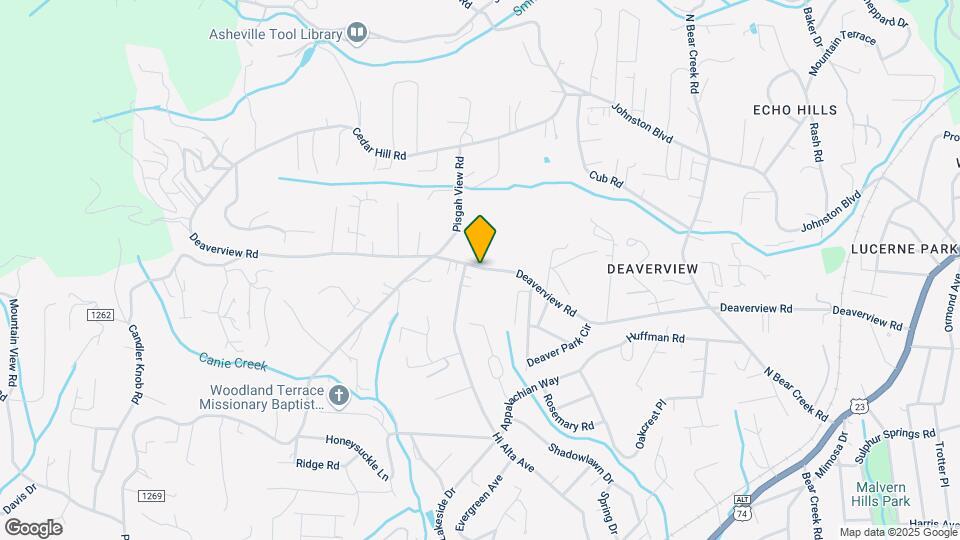 442 Deaverview Rd Map and Location Details