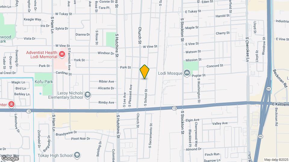 102 Sycamore St Map and Location Details