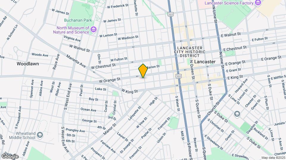38 N Charlotte St Map and Location Details