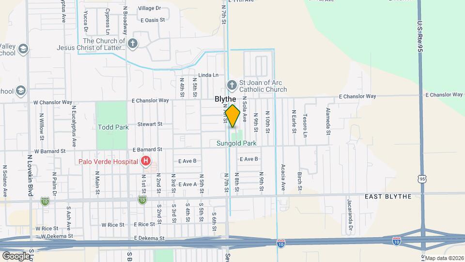 361 N 8th St Map and Location Details