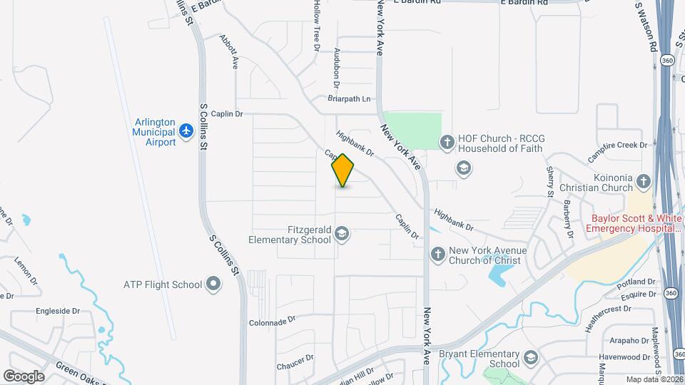 1603 Barclay Dr Map and Location Details