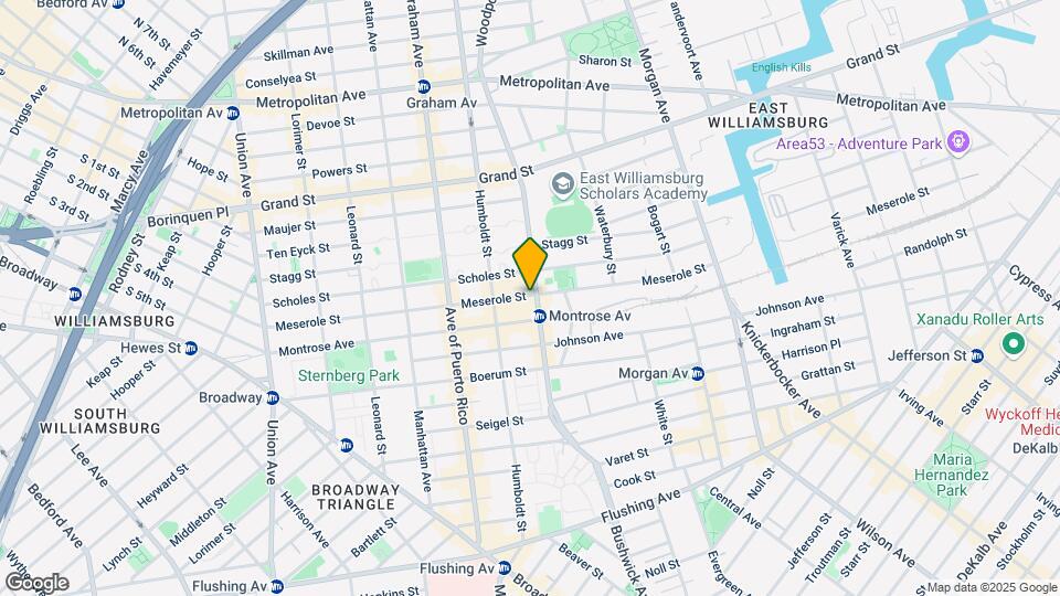 220 bushwick Mapa y Detalles de la Ubicación