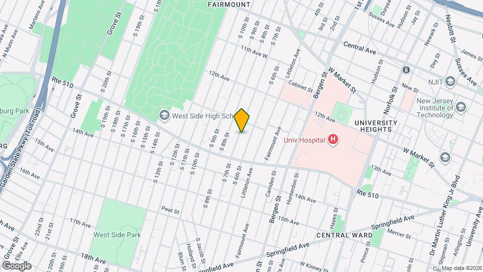 228 S 7th St Map and Location Details