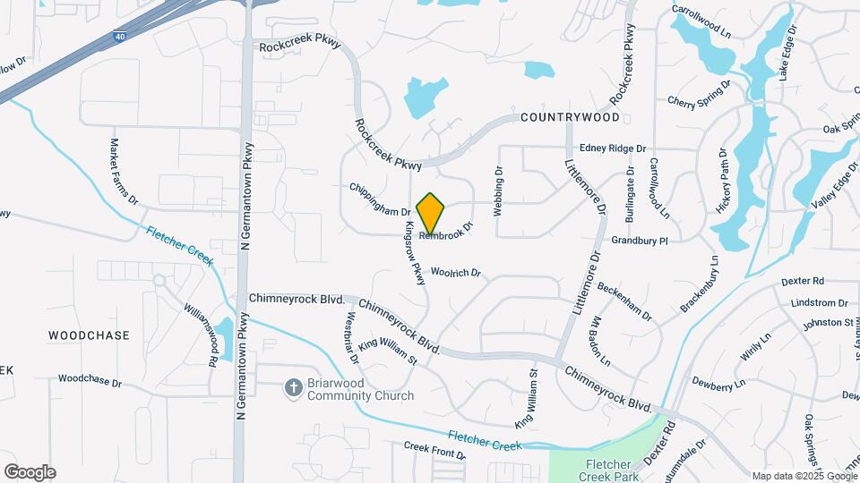 8375 Rembrook Dr Map and Location Details