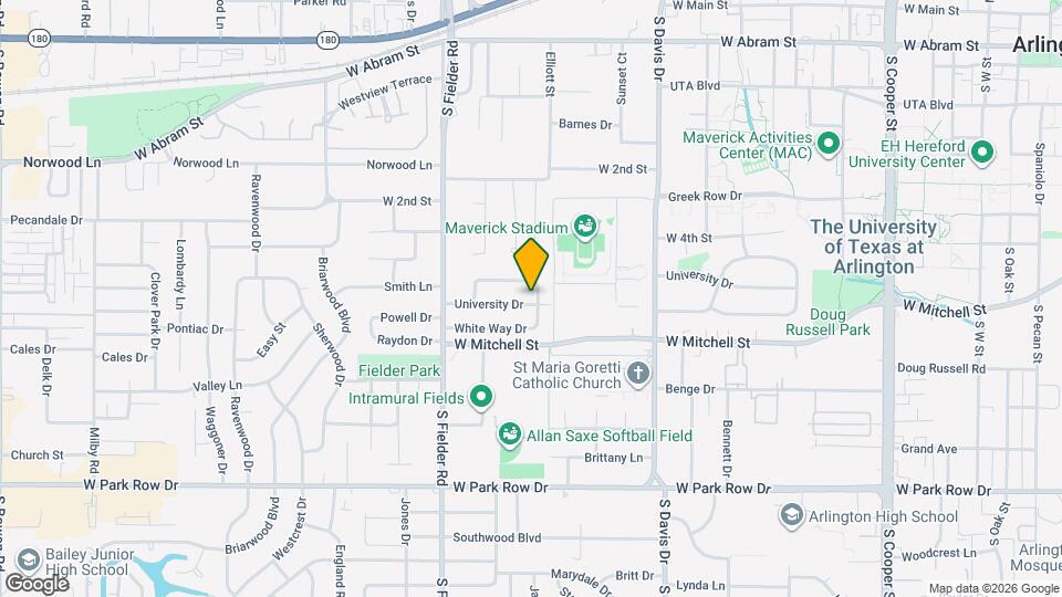 1509 University Dr Map and Location Details