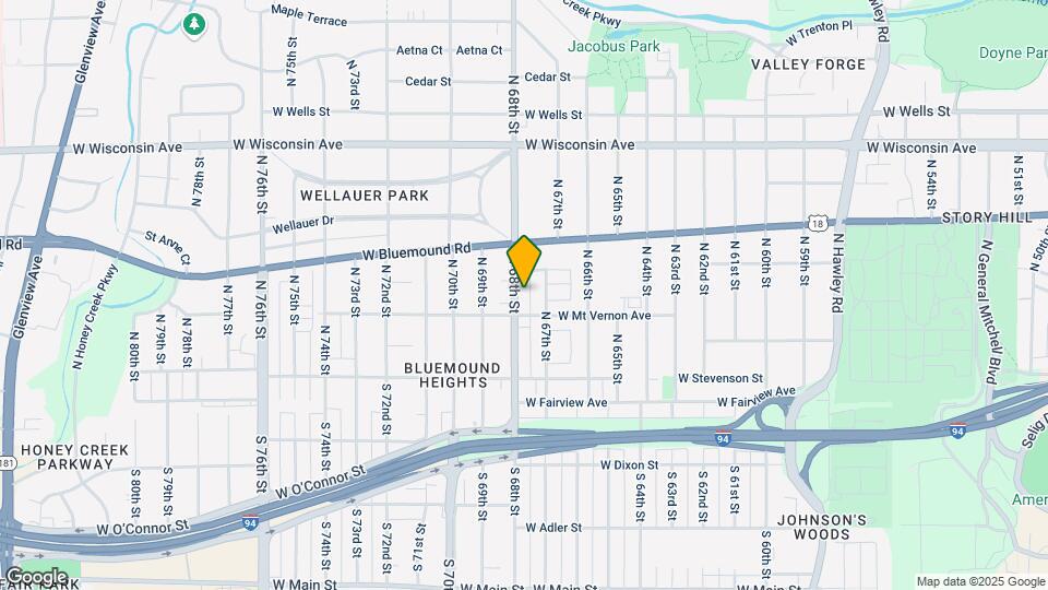 326 N 68th St Map and Location Details