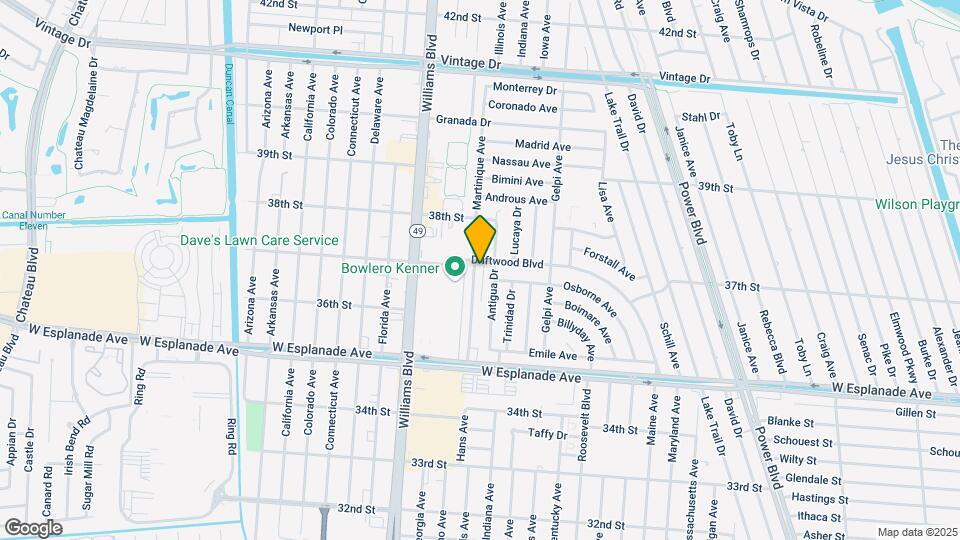 3680 Martinique Ave Mapa y Detalles de la Ubicación
