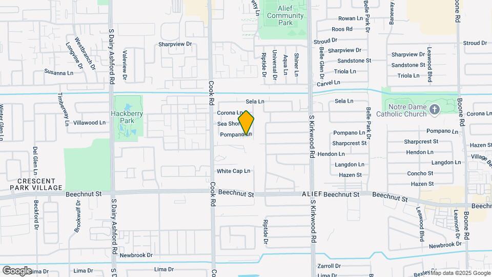 12111 Pompano Ln Mapa y Detalles de la Ubicación