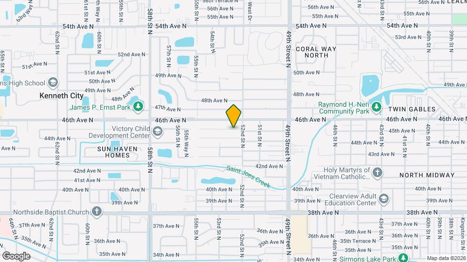 5230 45th Ave N Map and Location Details