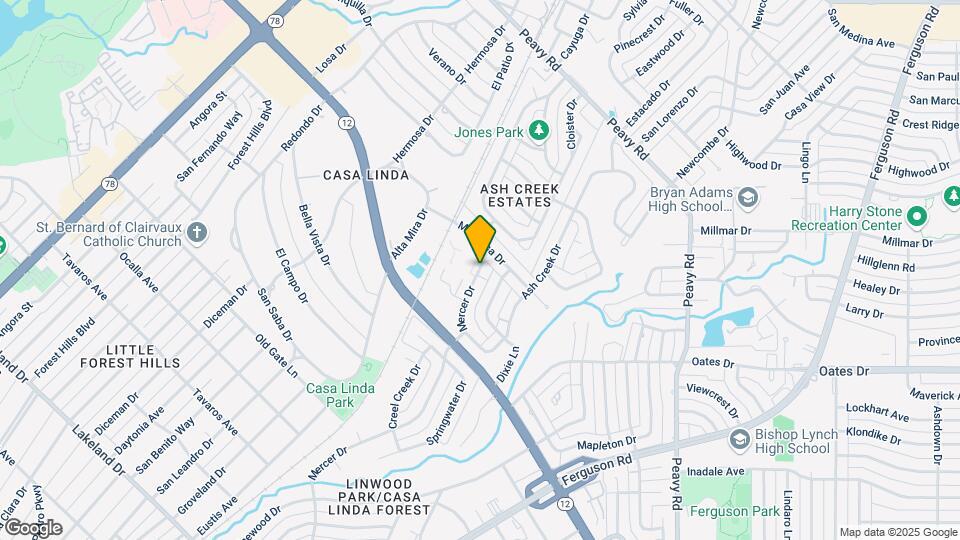 9562 Mercer Dr Map and Location Details