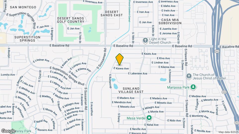 7832 E Kiowa Ave Map and Location Details