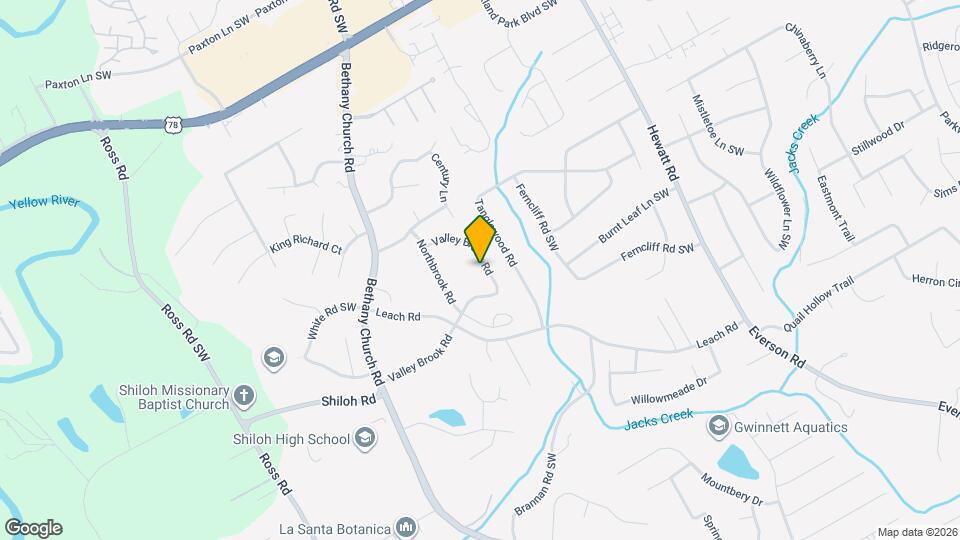 3939 Valley Brook Rd Map and Location Details
