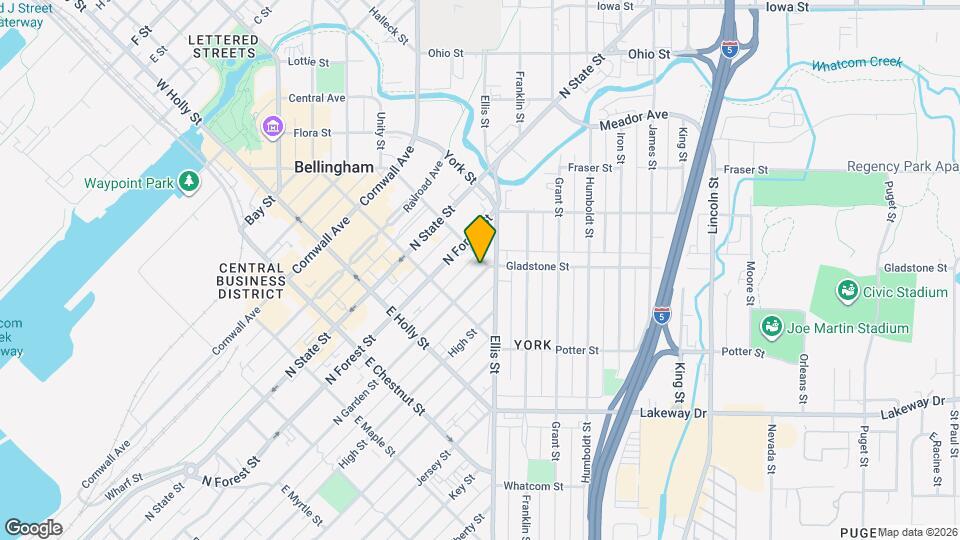1431 N Garden St Map and Location Details