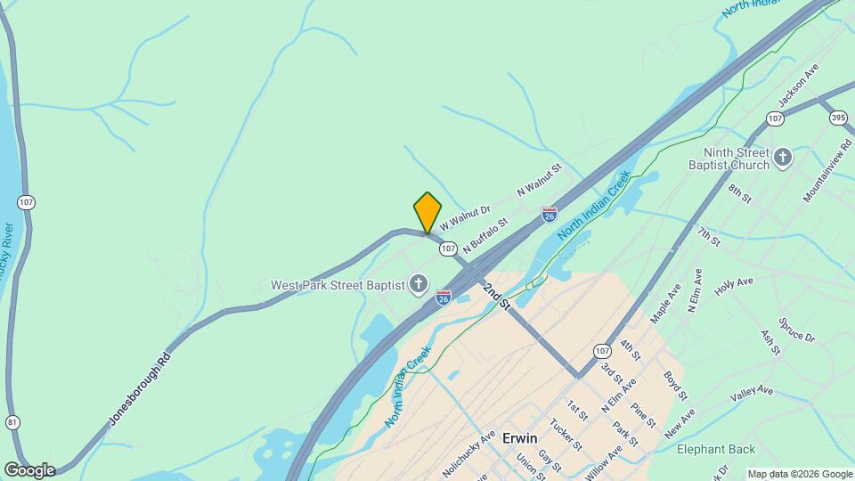 1108 S Walnut Dr Map and Location Details