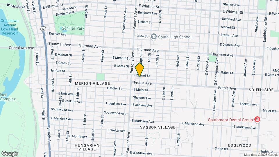 1348 Wager St Map and Location Details