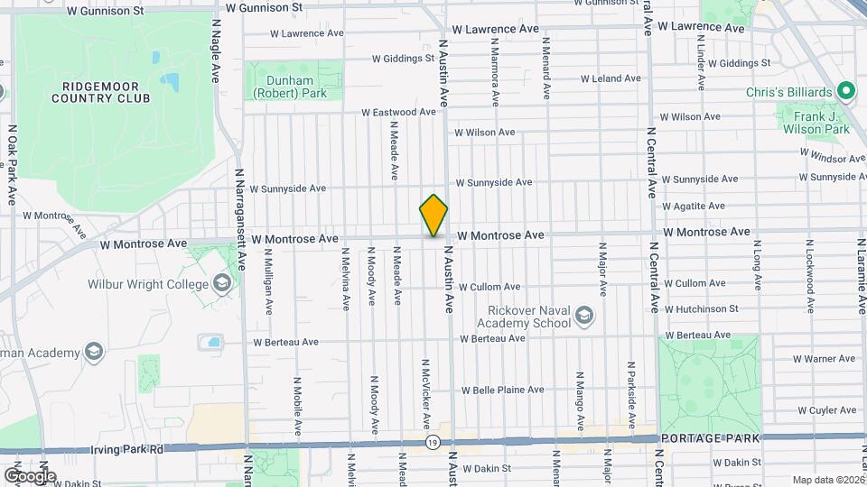 6017 W Montrose Ave, Unit 2 Map and Location Details