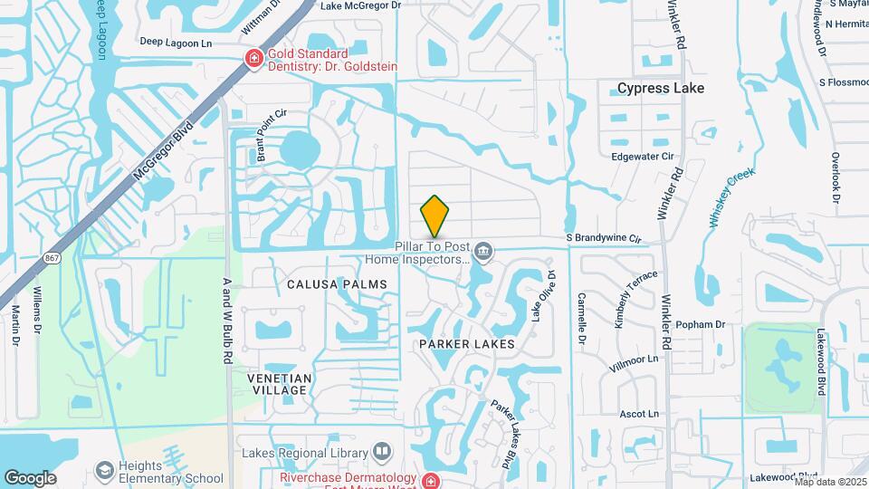 1226 S Brandywine Cir Map and Location Details