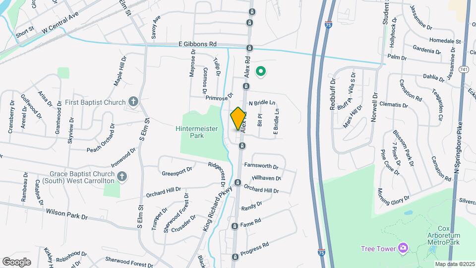 1181 S Alex Rd Map and Location Details