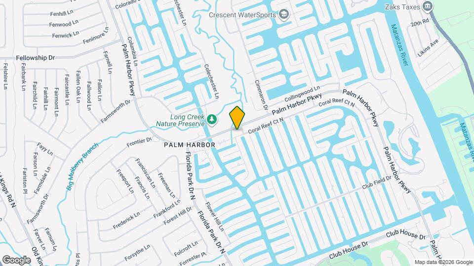 226 Coral Reef Ct N Map and Location Details