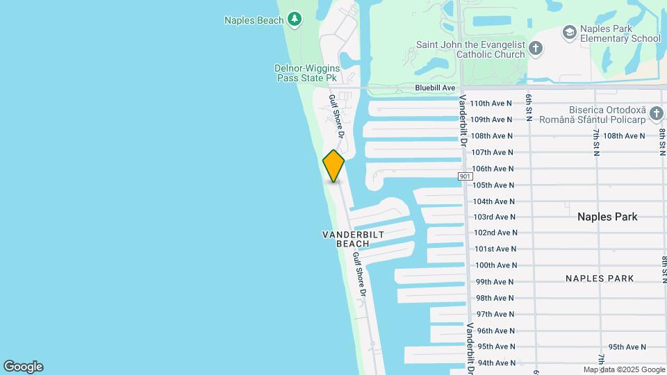 10525 Gulf Shore Dr Mapa y Detalles de la Ubicación