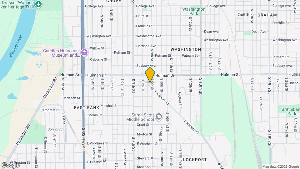 1725 S 9th St Map and Location Details