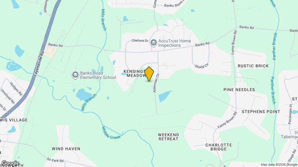 1402 Sitterson Dr Map and Location Details