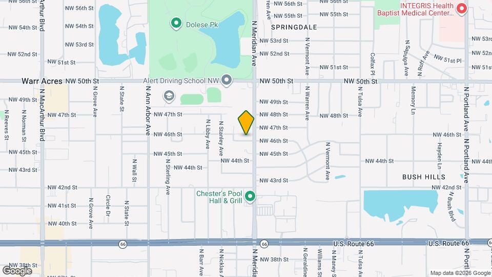 4509 NW 46th St Map and Location Details
