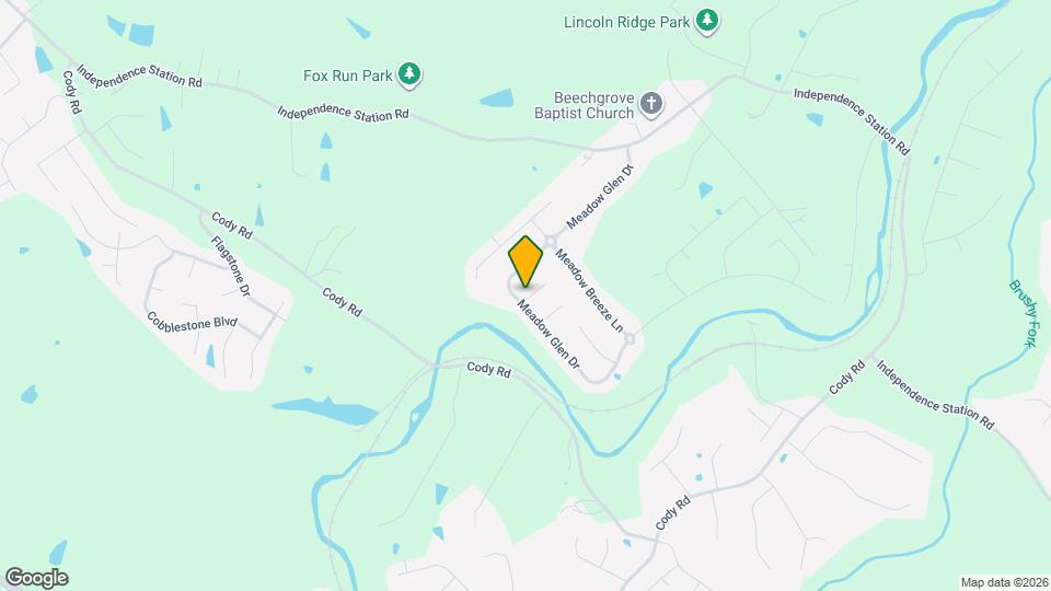 10204 Meadow Glen Dr Mapa y Detalles de la Ubicación