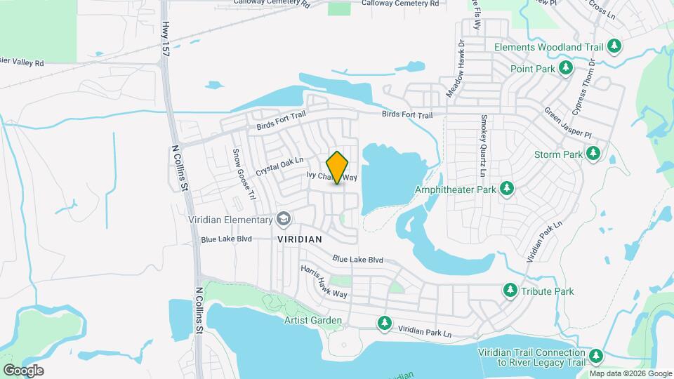 1121 Lone Ivory Trail Map and Location Details