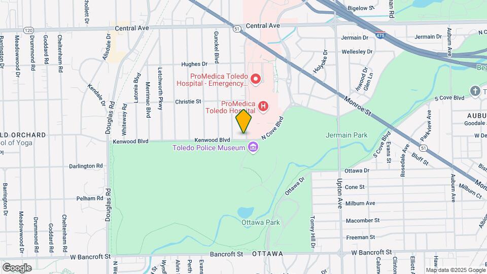 2204 Kenwood Blvd Mapa y Detalles de la Ubicación