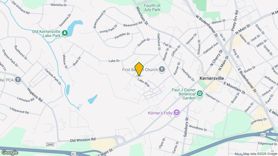 540 Lake Way Map and Location Details